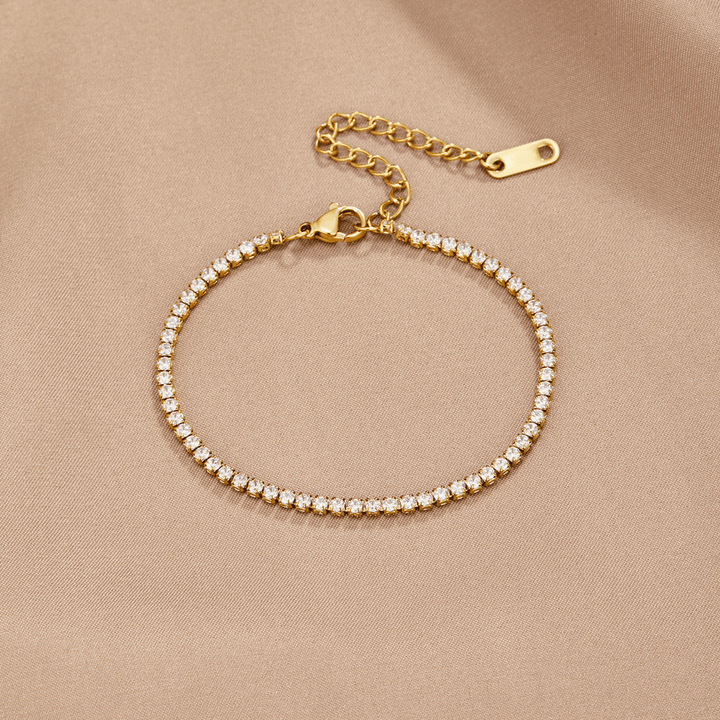 Cordelia Gold Tennisarmband