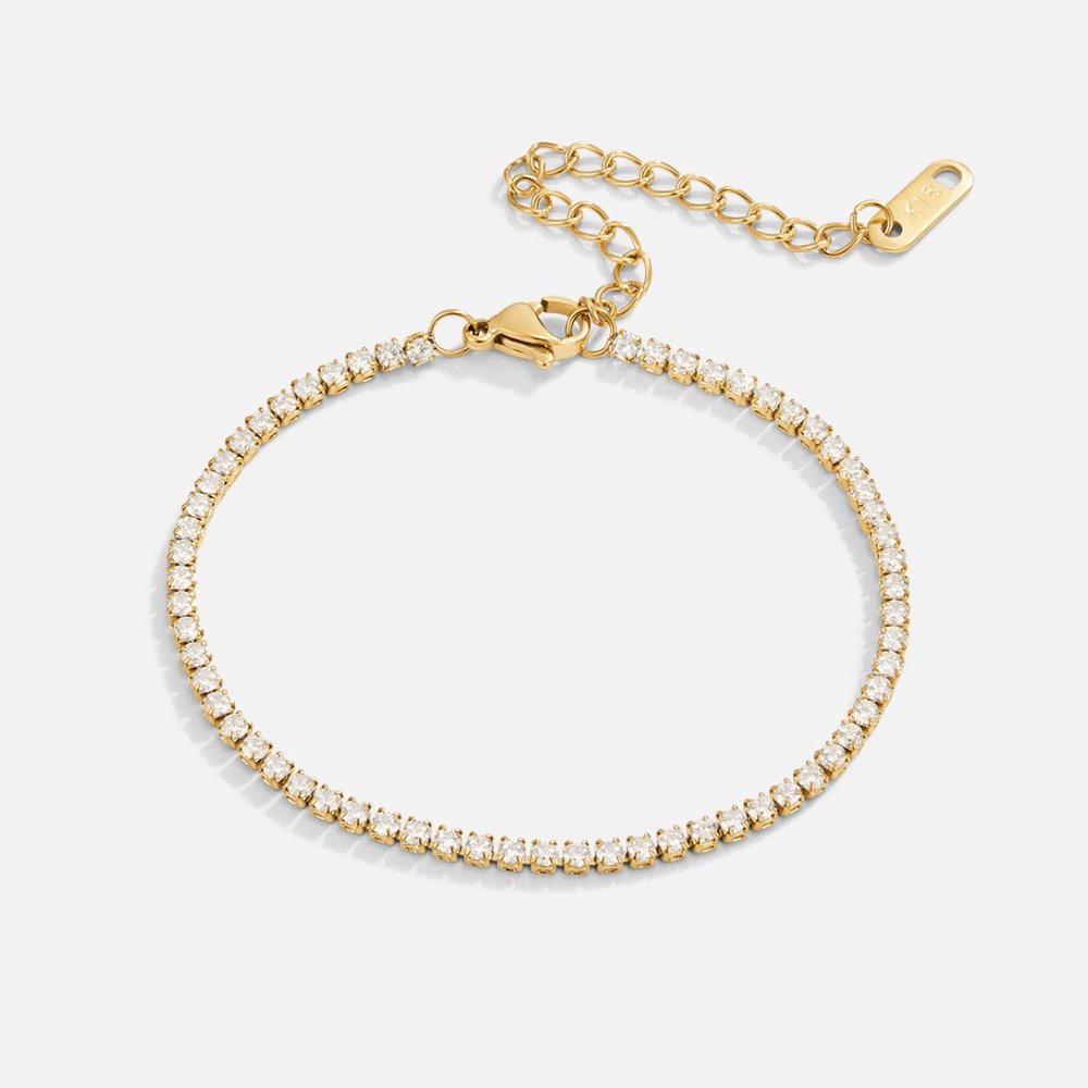 Cordelia Gold Tennisarmband